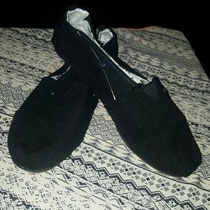 Never Worn All Black Flats From Target